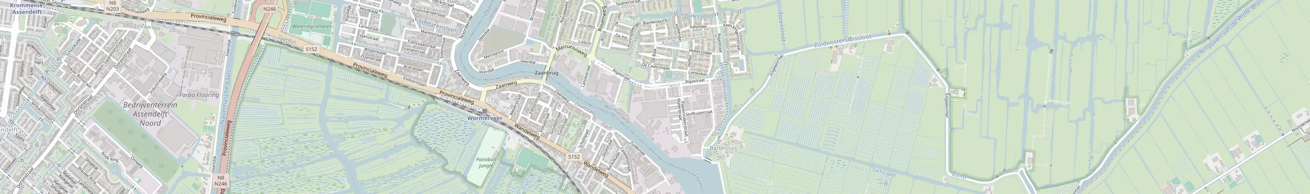 Kaart: Hetteling Schilders B.V., Koetserstraat 7 in Wormer