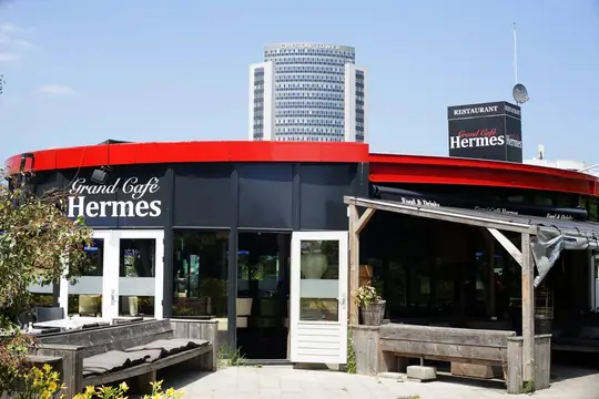 Buitenschilderwerk Grandcafé Hermes (Amsterdam Sloterdijk) - foto 2