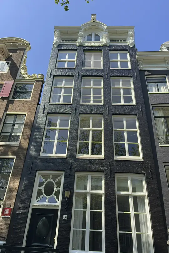 Buitenschilderwerk grachtenpand (Keizersgracht, Amsterdam) - foto 2