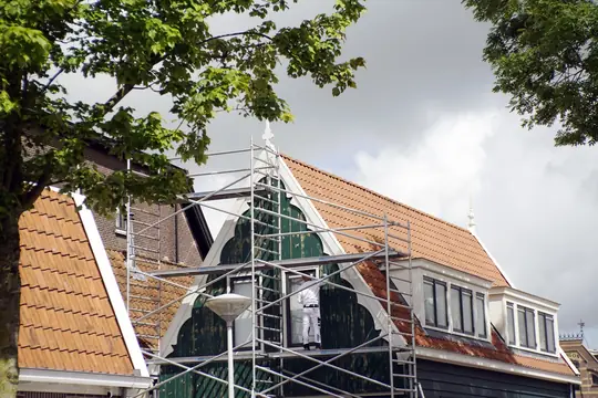 Gehele buitenschilderwerk gemeentelijk monument (Zaanweg, Wormerveer) - foto 6