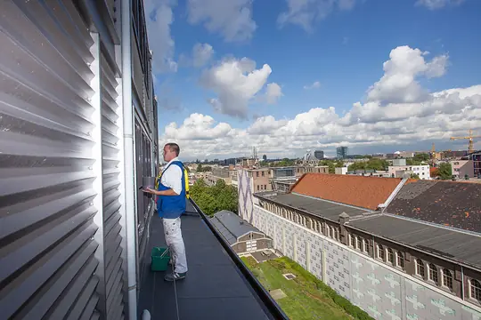 Noordgevel - VvE Aquartis (110 woningen Entrepotdok, Amsterdam) Noordgevel - VvE Aquartis (110 woningen Entrepotdok, Amsterdam)