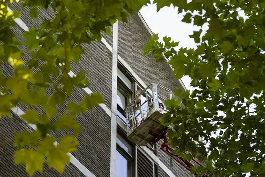 Zuidgevel - VvE Aquartis (110 woningen Entrepotdok, Amsterdam) Zuidgevel - VvE Aquartis (110 woningen Entrepotdok, Amsterdam)